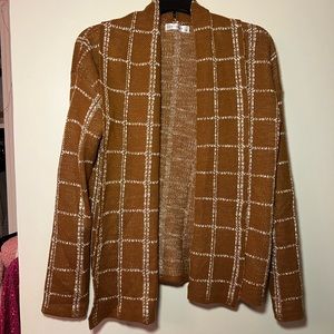 Burnt Orange Fall Cardigan